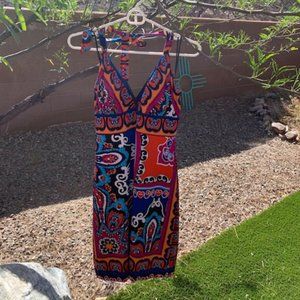 Cache Halter Cocktail Dress